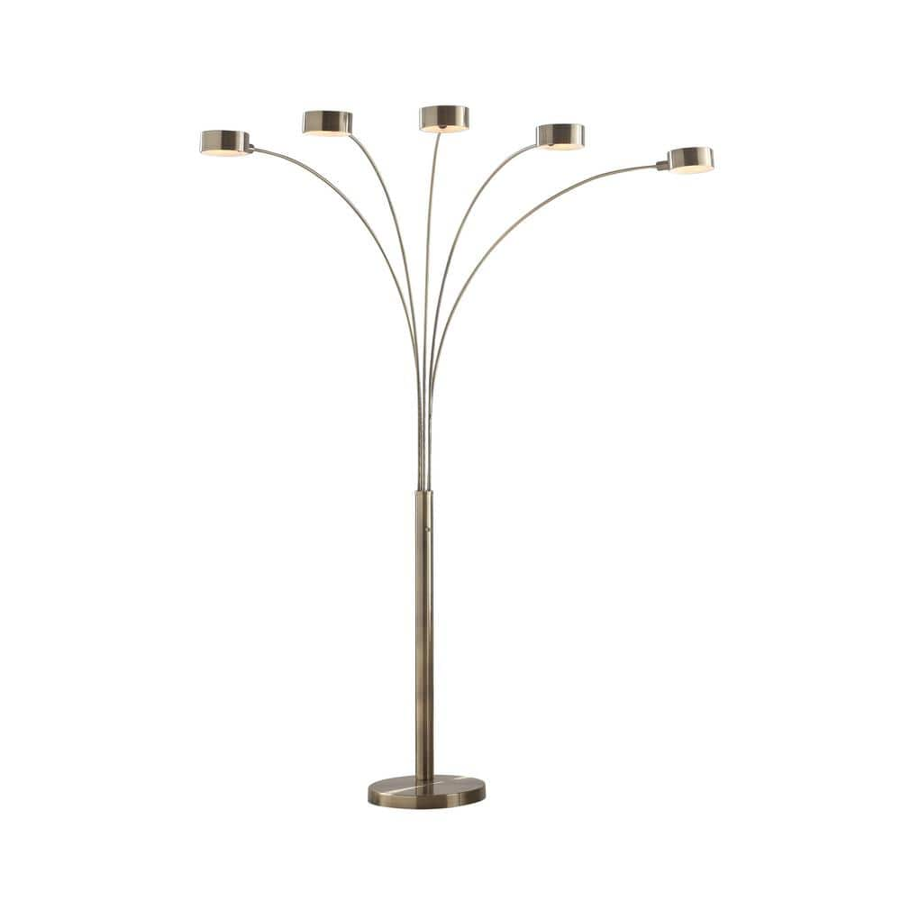 five bulb floor lamp