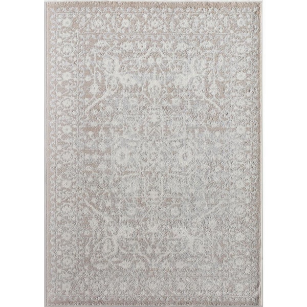 Lennox Vanilla Beige 2 ft. x 4 ft. Area Rug