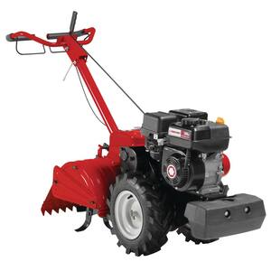 Mustang 18 in. 208 cc Gas OHV Engine Rear Tine Garden Tiller with Forward and Counter Rotating Tilling Options