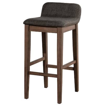 Renmark 26.5 in. Chocolate Gray Counter Stool
