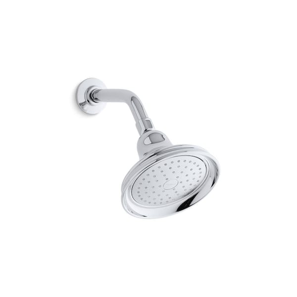 Bancroft Single-Function 1-Spray Single Function Katalyst Showerhead, Polished Chrome