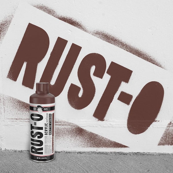 Rust-O 11 oz. Rust-O Matte Bittersweet Spray Paint (Case of 6