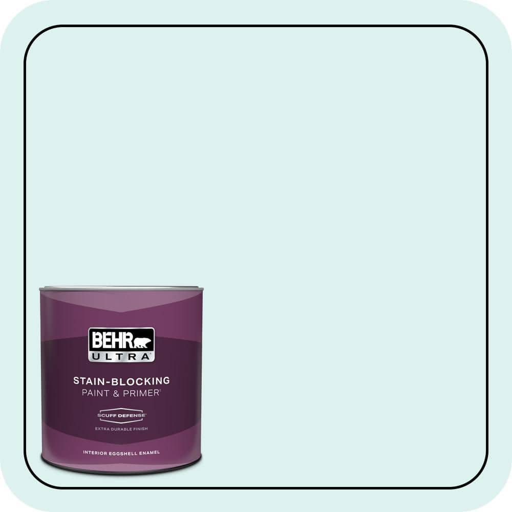 1 qt. #500C-2 Aqua Pura Extra Durable Eggshell Enamel Interior Paint & Primer price history on PriceWatchPro