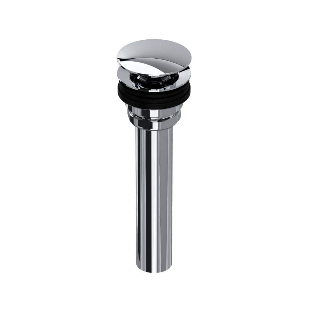 ROHL 1.25 in. Push Drain Assembly in Polished Chrome