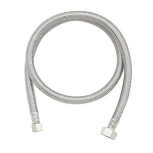 3/8 in. Compression x 1/2 in. FIP x 36 in. Length Braided Stainless Steel Faucet Connector