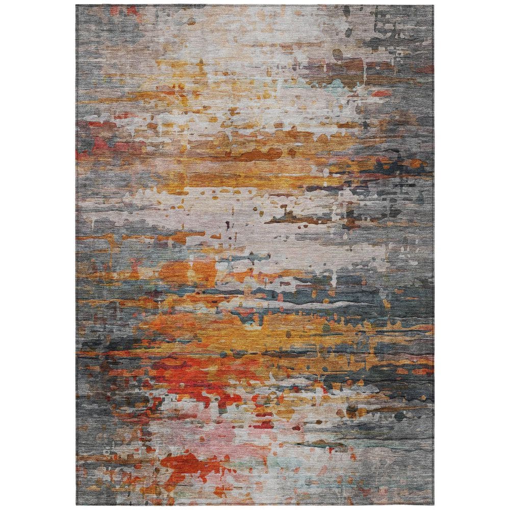 Chantille Machine Washable Indoor/Outdoor Abstract ACN2034 Terracotta 10 ft. x 14 ft. Area Rug price history on PriceWatchPro