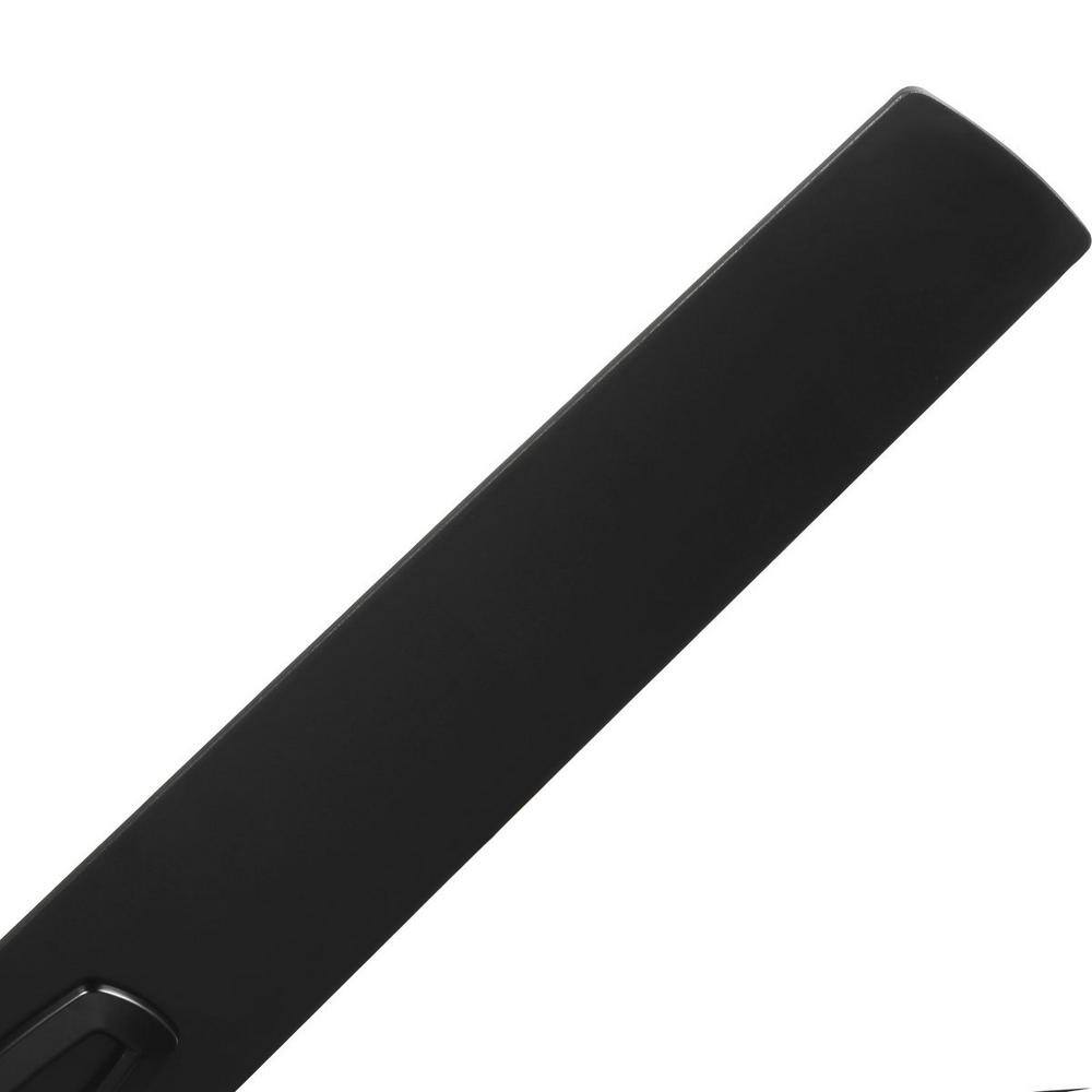54" Matte Black Modern Farmhouse Ceiling Fan with LED Light