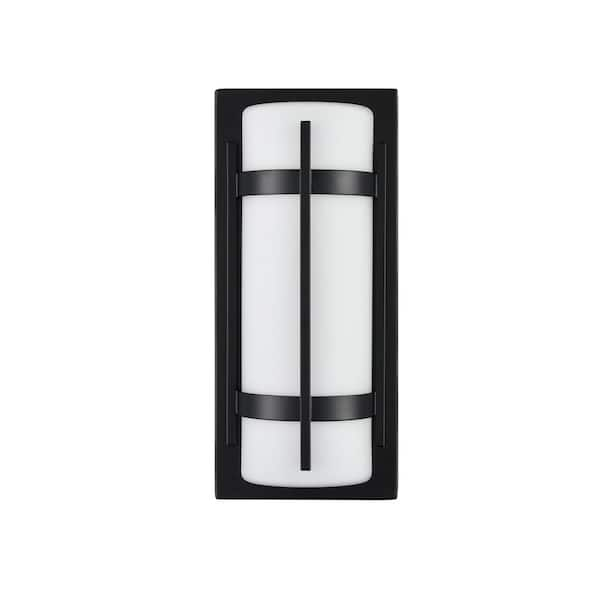 Millennium Lighting 6 in. LED Light Powder Coated Black Outdoor White