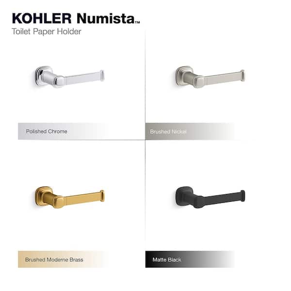KOHLER Numista Wall-Mount Toilet Paper Holder in Matte Black