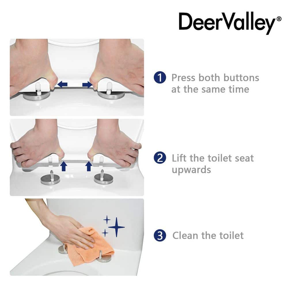 White Elongated One-Piece High Efficiency Toilet with ADA Seat