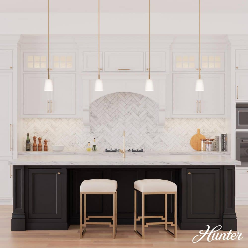 Alturas Gold Mini LED Pendant with Sophisticated Glass Shade