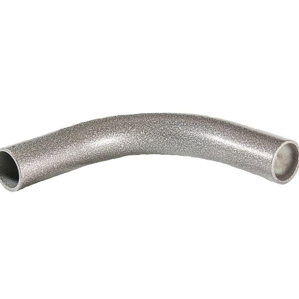 EZ Handrail Silver Vein Aluminum 90 Degree Radius Hand Rail Elbow