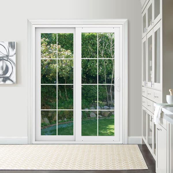 JELD-WEN V4500 60x80 Right-Hand Low-E White Vinyl Double Prehung