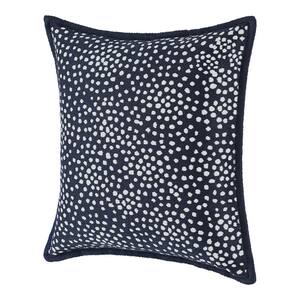 Midnight Square Outdoor Throw Pillow