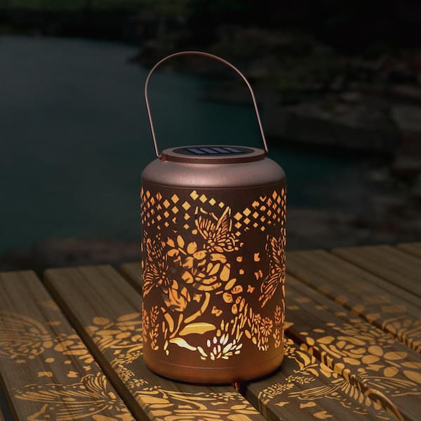 Outdoor Lanterns Butterflies Solar Lanterns Outdoor Hanging Lantern Solar Table Lantern Lights Garden Torch