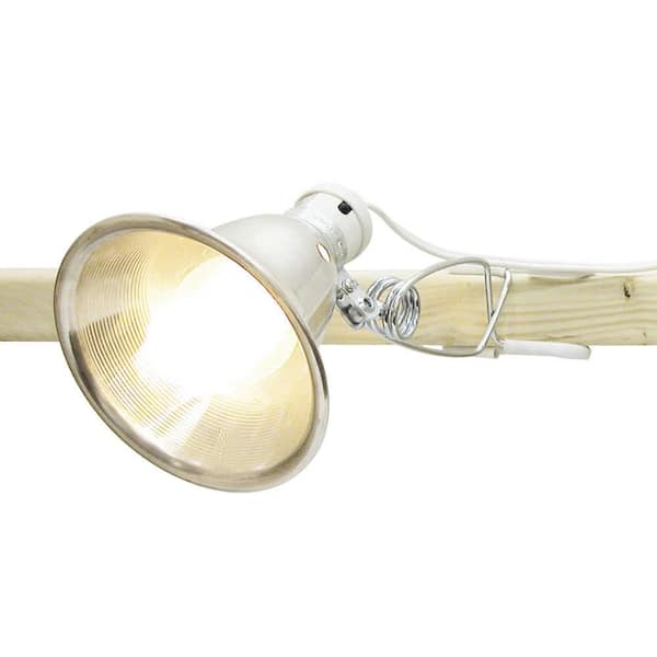 Woods 60-Watt 6 ft. 18/2 SPT-2 Clamp Light with 5.5 in. Reflector