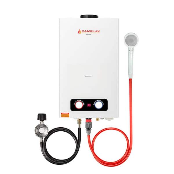 CAMPLUX ENJOY OUTDOOR LIFE Camplux Pro 2.64 GPM 68,000 BTU Outdoor Portable Propane Tankless Water Heater