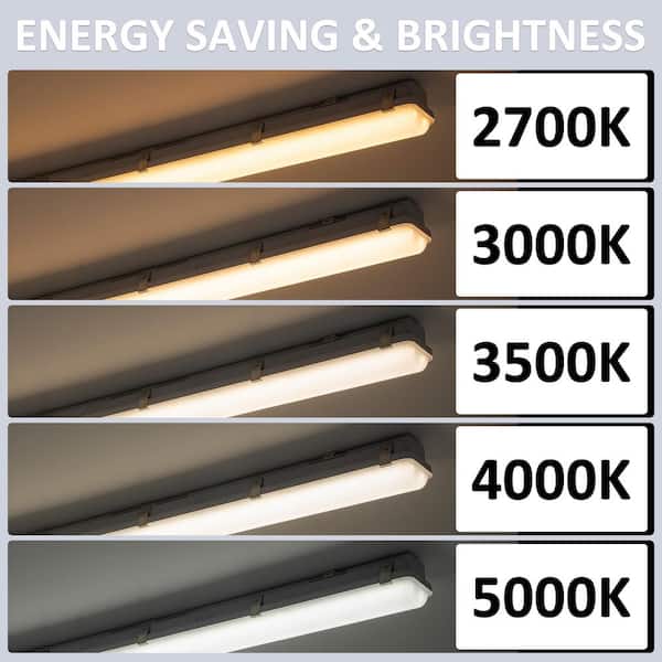 C Cattleya 4 ft. 30W/40W/50W Integrated LED White Vapor Tight