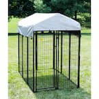 6 ft. x 4 ft. x 6 ft. Welded Wire Dog Fence Kennel Kit