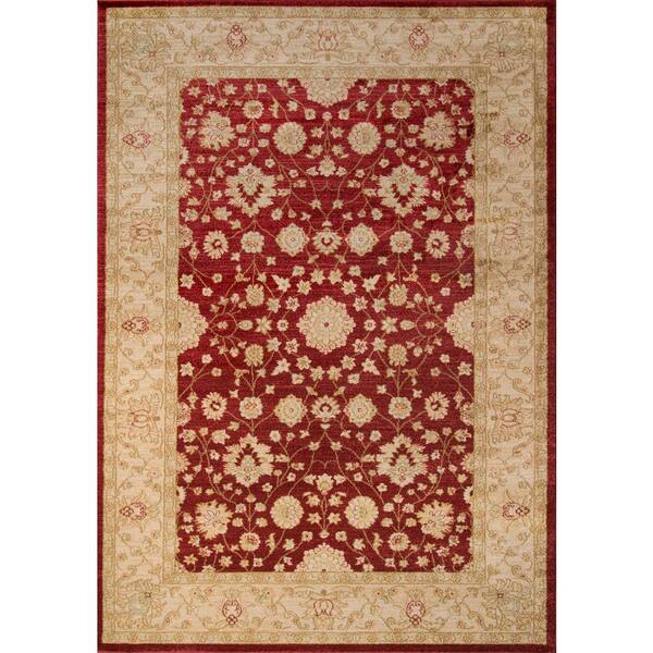 Momeni Ziegler Red 8 ft. x 10 ft. Indoor Area Rug