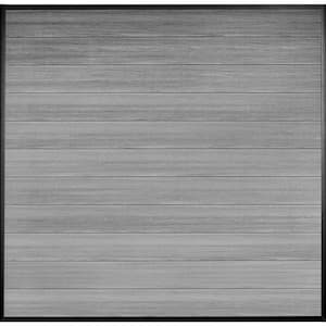 Composite, 6 ft. H x 6 ft. W x 1 in. Thick Ash - Light Grey Composite Tongue and Groove Horizontal Fence Panel