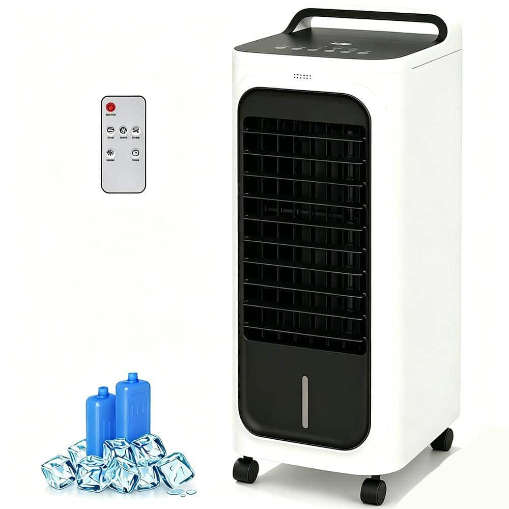 Room Air Cooler with Ice Packs, Ice Cooling Fan Water Humidifier Unit with Remote, Timer price history on PriceWatchPro