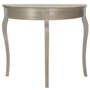 Sema 34 in. Gray Wood Console Table