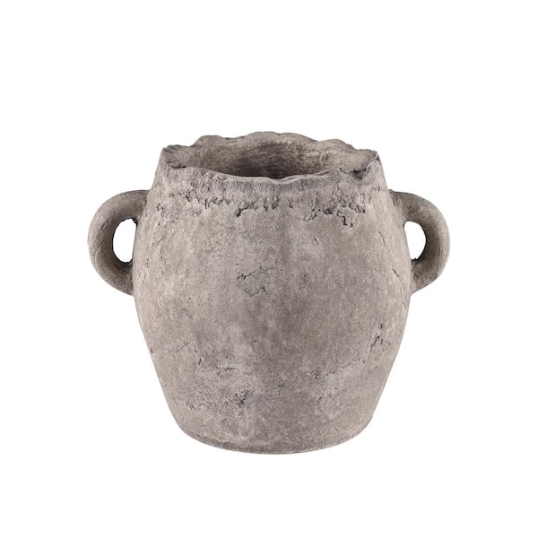 Unbranded Rio Verde Terracotta 4 in. Decorative Vase in Gray - Small