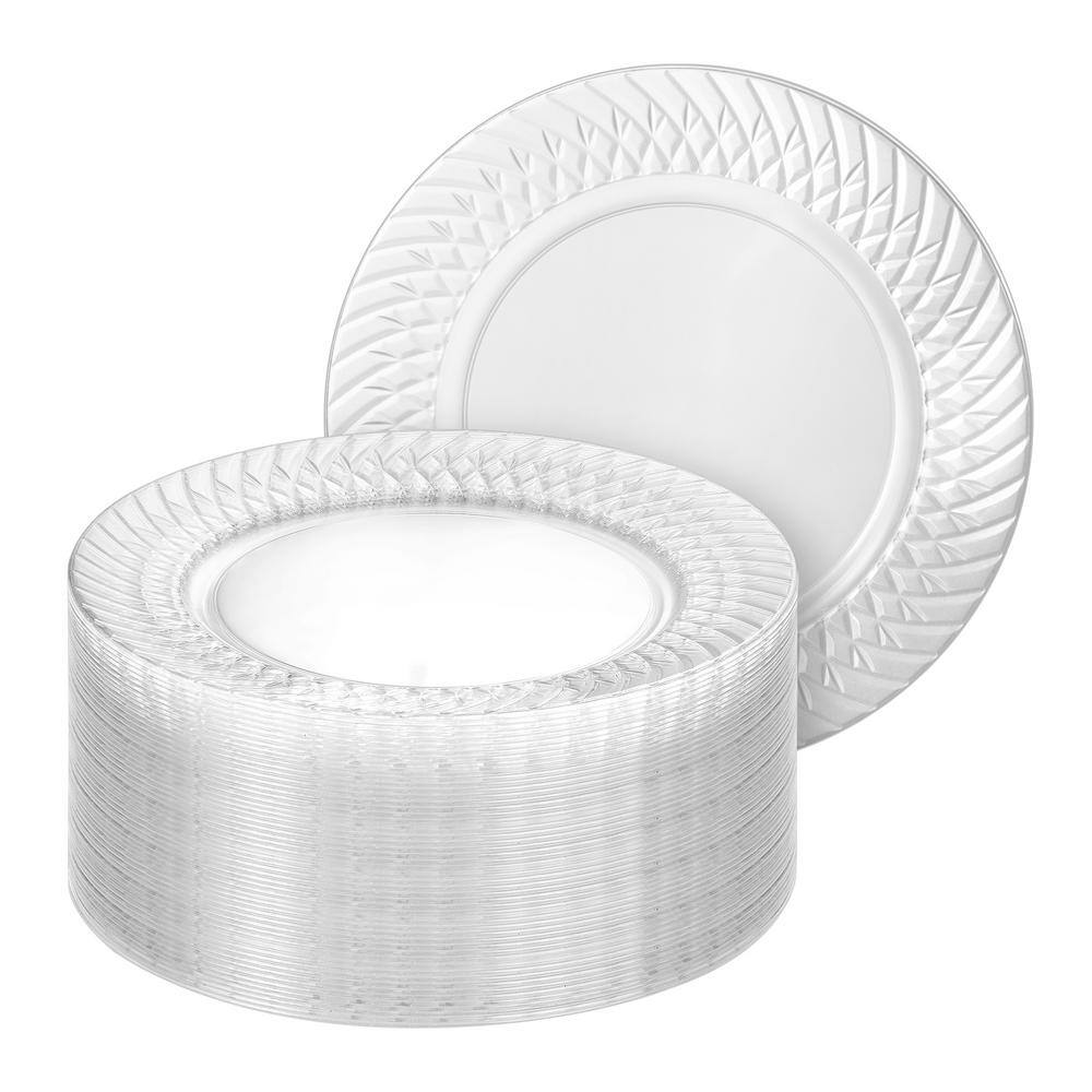 6 White Non-Laminated Foam Plate 1000/case