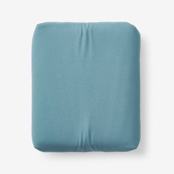 The Company Store Legends Hotel Atlantic Blue Velvet Flannel Full Fitted Sheet