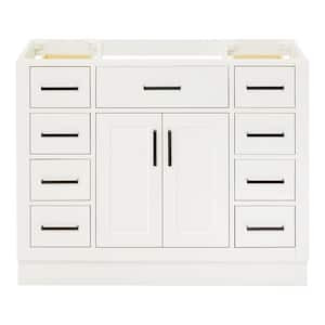 Hepburn 42 in. W x 21.5 in. D x 34.5 in. H Bath Vanity Cabinet without Top in White