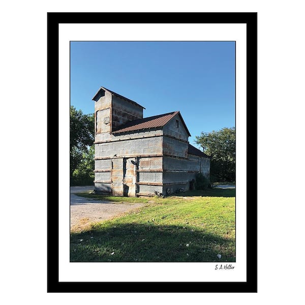 VENICE BEACH Collections METAL SHED by Steven A.Heller 1-Piece Framed Graphic Print Abstract Poster Art Print 18 in. x 14 in.