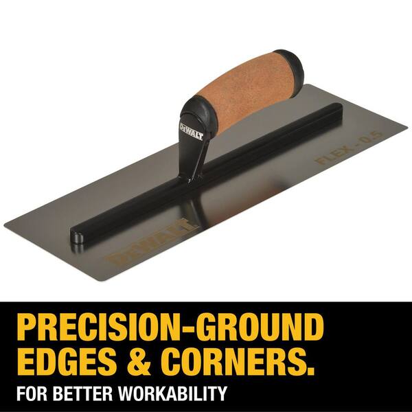 DEWALT FLEX 12 in. Stainless Steel Joint Taping Knife with Leather