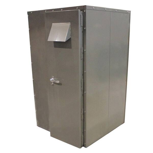 Unbranded SafRoom 4 ft. x 4 ft. x 7 ft. Steel Tornado Shelter