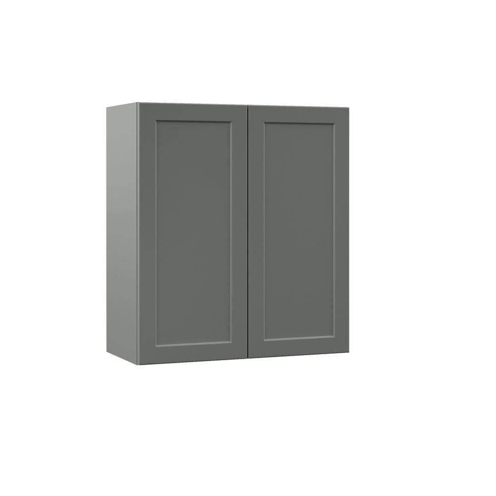 Hampton Bay 27 in. x 30 in. x 12 in. Designer Series Melvern Storm Gray ...