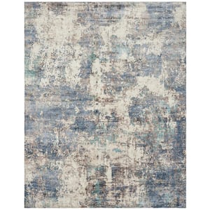 Remy Multi-Colored 9 ft. x 13 ft. Abstract Area Rug