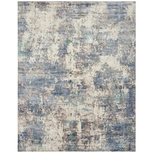 Remy Multi-Colored 8 ft. x 11 ft. Abstract Area Rug