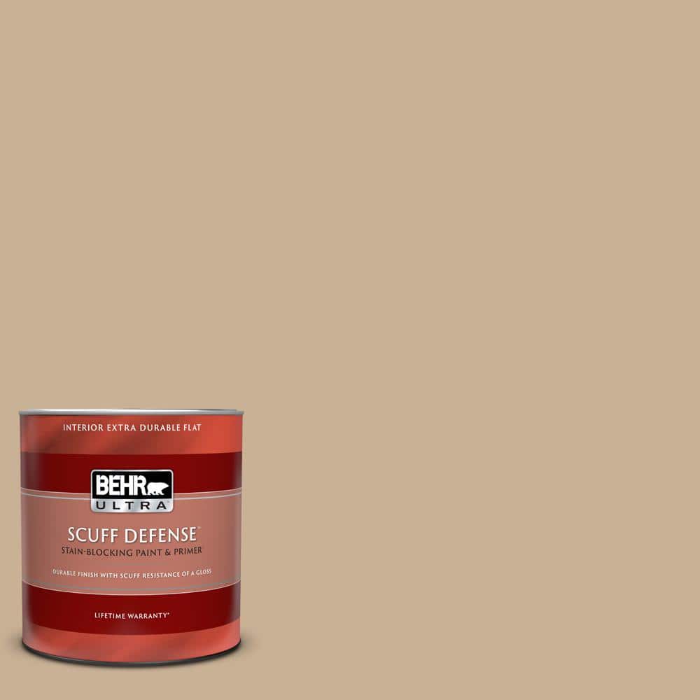 BEHR ULTRA 1 qt. MQ246 Basswood Extra Durable Flat Interior Paint