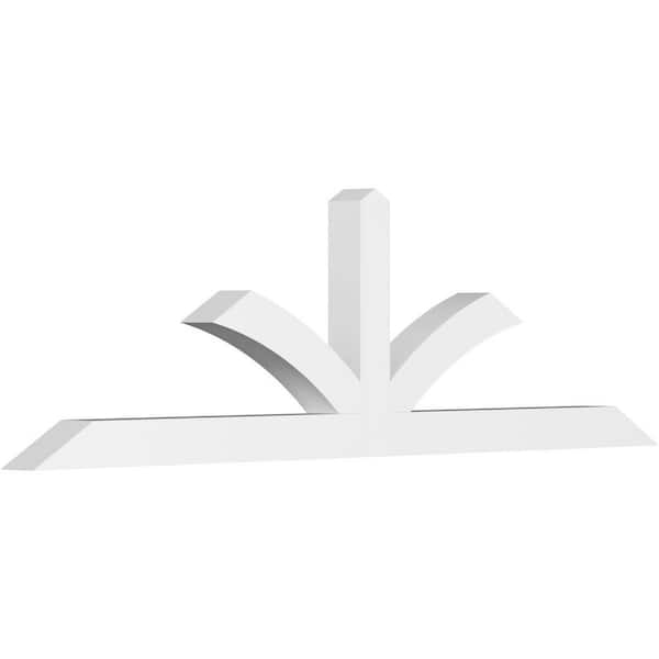 Ekena Millwork Richland 84 in. W x 24.5 in. H x 4 in. D Signature Polyurethane Bracket