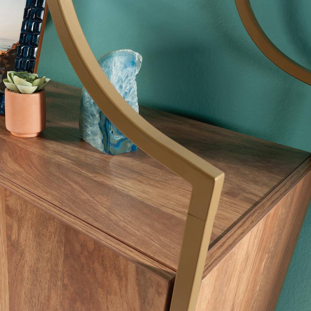 Sindoori Mango Brown Storage Cabinet with Adjustable Shelving