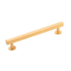 Woodward 6-5/16 in. (160 mm) Center-to-Center Brushed Golden Brass Cabinet Pull (10-Pack)
