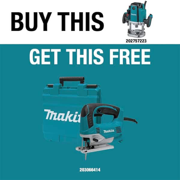 15-Amp 3-1/4 HP Corded Plunge Router