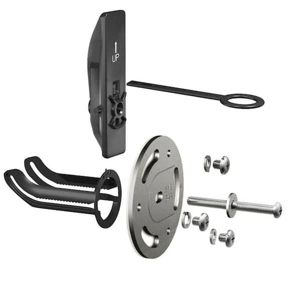 MOEN SecureMount 3.17 in. Stainless Steel Grab Bar Anchor and Plate in Stainless Steel