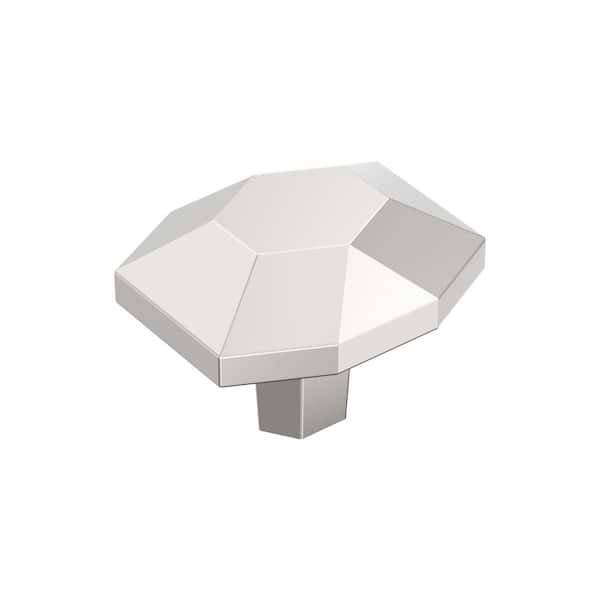 St. Vincent 1-5/8 in. (41 mm) Length Polished Nickel Modern Geometric Cabinet Knob