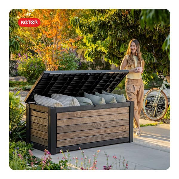 Keter Signature 165 Gal. Weather Resistant Plastic Resin Outdoor