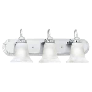 Westinghouse 6652200 Three Light Indoor Wall Fixture Chrome 