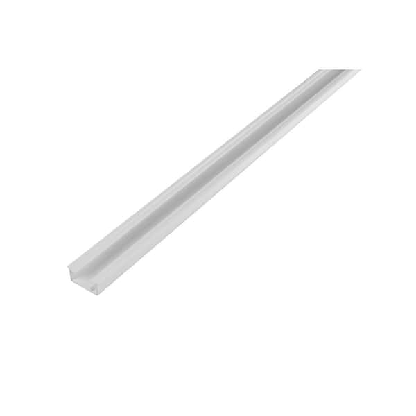 IS LED 0.5 in. D x 0.75 in. W x 98.5 in. L Pwdr Ctd White Molding and Transition Trim