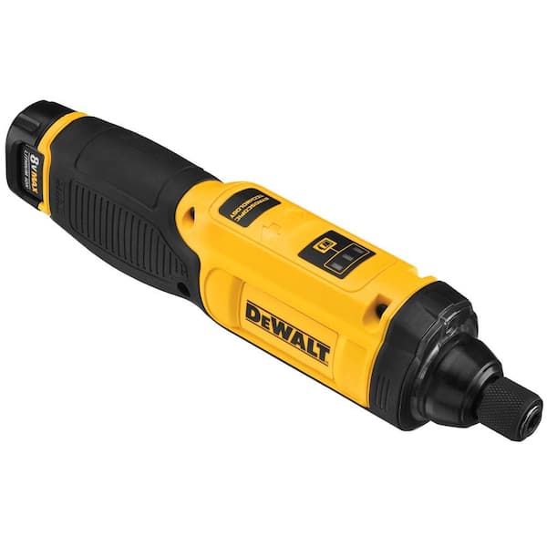 DEWALT 8-Volt MAX Cordless 1/4 in. Hex Gyroscopic Screwdriver with