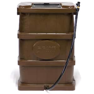 45 Gal. Woodgrain Rain Barrel in Brown