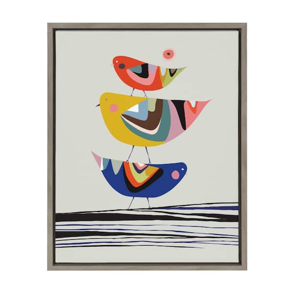 Kate and Laurel Sylvie "The Family Tree" by Rachel Lee of My Dream Wall 24 in. x 18 in. Framed Canvas Wall Art